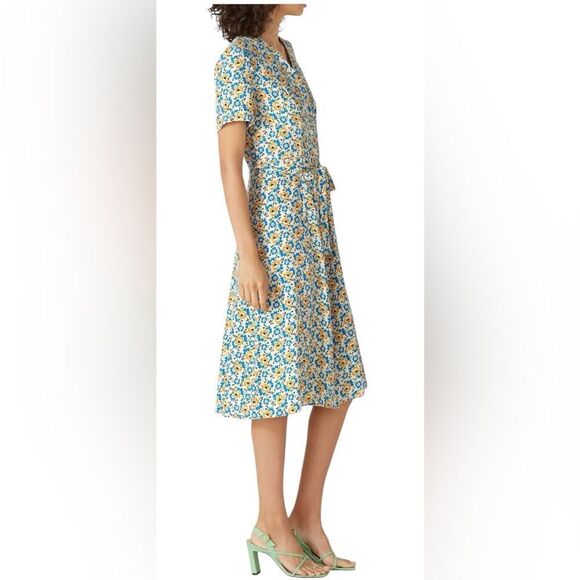 HVN Silk Floral Rosemary Dress Size 2 - Picture 2 of 7